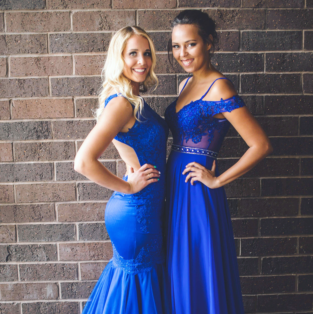 Royal Blue Mermaid Long Prom Dress